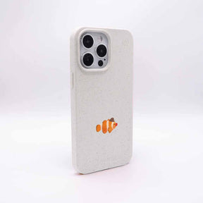 iPhone 13 mini Hülle - Clownfisch weiß - "Mr.Clown-Fish" - nachhaltig