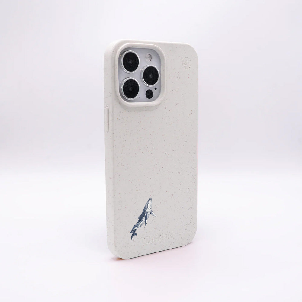 iPhone 16 pro max Hülle - Buckelwal weiß - "OceanLullaby" - nachhaltig