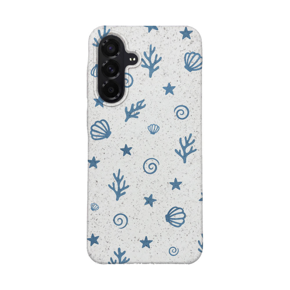 Samsung A56 Hülle - Korallen weiß - "BlueCoralLife" - nachhaltig