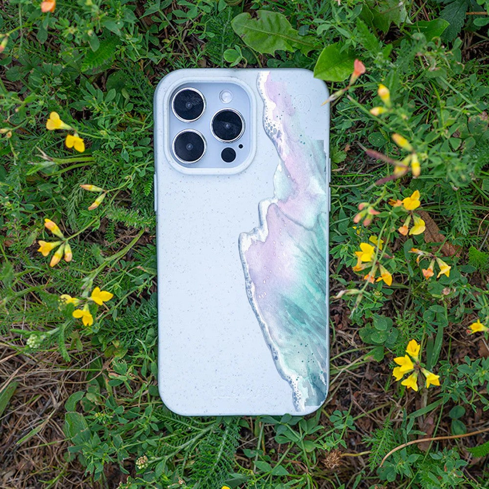 Biologisch abbaubare Handyhülle iPhone 16e Bluehour — kompostierbar — Bonus