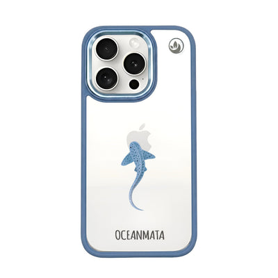 iPhone 15 pro max Hülle - Leopardenhai blau - "BlueLeopard" - nachhaltig