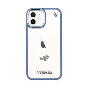 iPhone 12 mini Case - Shark blue - "Captain Shark" - sustainable