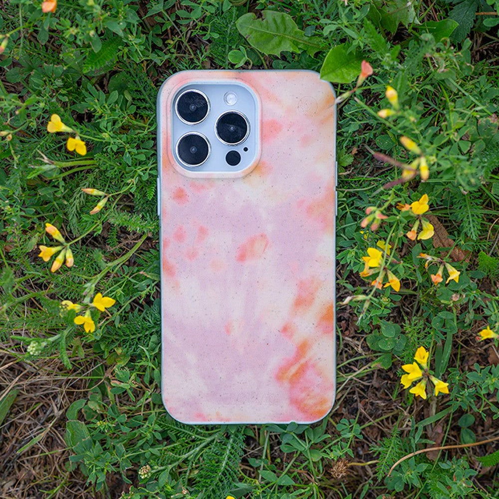 Biologisch abbaubare Handyhülle iPhone 15 pro Coralful — kompostierbar — Bonus