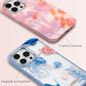Biologisch abbaubare Handyhülle iPhone 18 Pro / 17 Pro Bluehour — kompostierbar — Garantie & MagSafe-Kompatibilität
