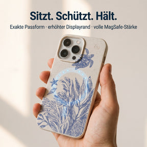 Biologisch abbaubare Handyhülle iPhone 17 pro max Turtleandfriends — kompostierbar — Passform & MagSafe