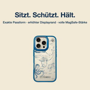 Nachhaltige Handyhülle iPhone 17 pro max Turtlino aus Ocean Plastic — Passform & MagSafe