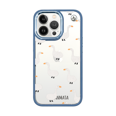 iPhone 13 pro Case - goose blue - "Goose Fella" - sustainable