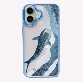 iPhone 16 Hülle - Walhai blau - "DeepWater" - nachhaltig