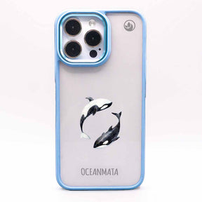 iPhone 13 Hülle - Orca blau - "OrcaFlow" - nachhaltig
