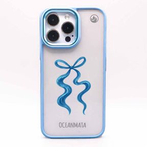 iPhone SE/7/8 Hülle - Schleife blau - "tideknot" - nachhaltig