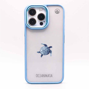 iPhone 14 pro max Hülle - Turtle blau - "Shellie" - nachhaltig