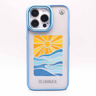 iPhone 13 pro Hülle - Meer blau - "Sun&Sea" - nachhaltig
