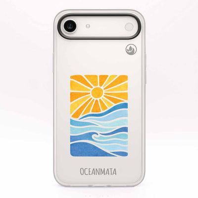 iPhone 17 Air Hülle - Meer blau - "Sun&Sea" - nachhaltig