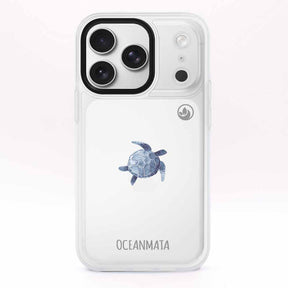 iPhone 17 pro Hülle - Turtle blau - "Shellie" - nachhaltig