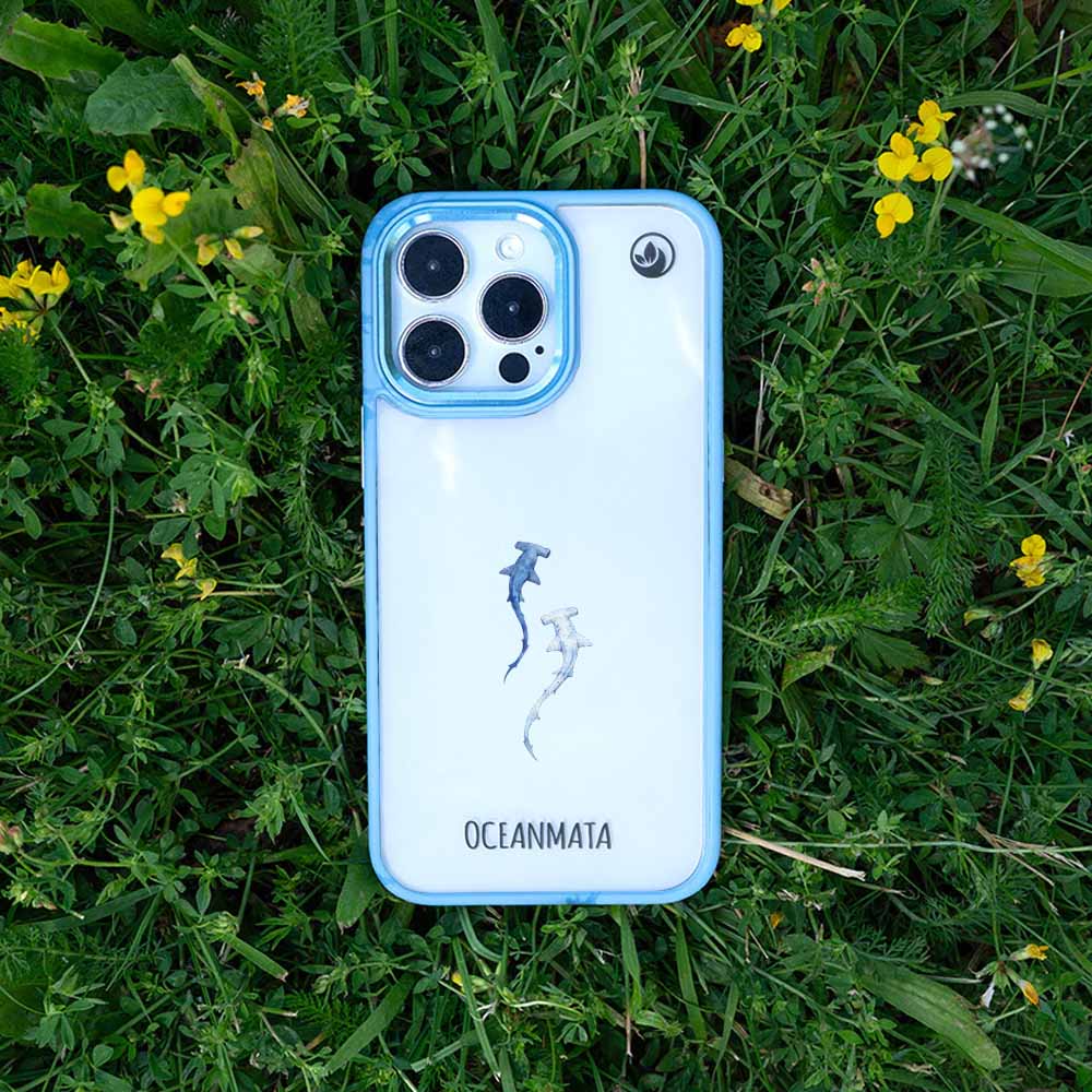 Samsung S24+ Hülle - hai blau - "Hammerhead" - nachhaltig