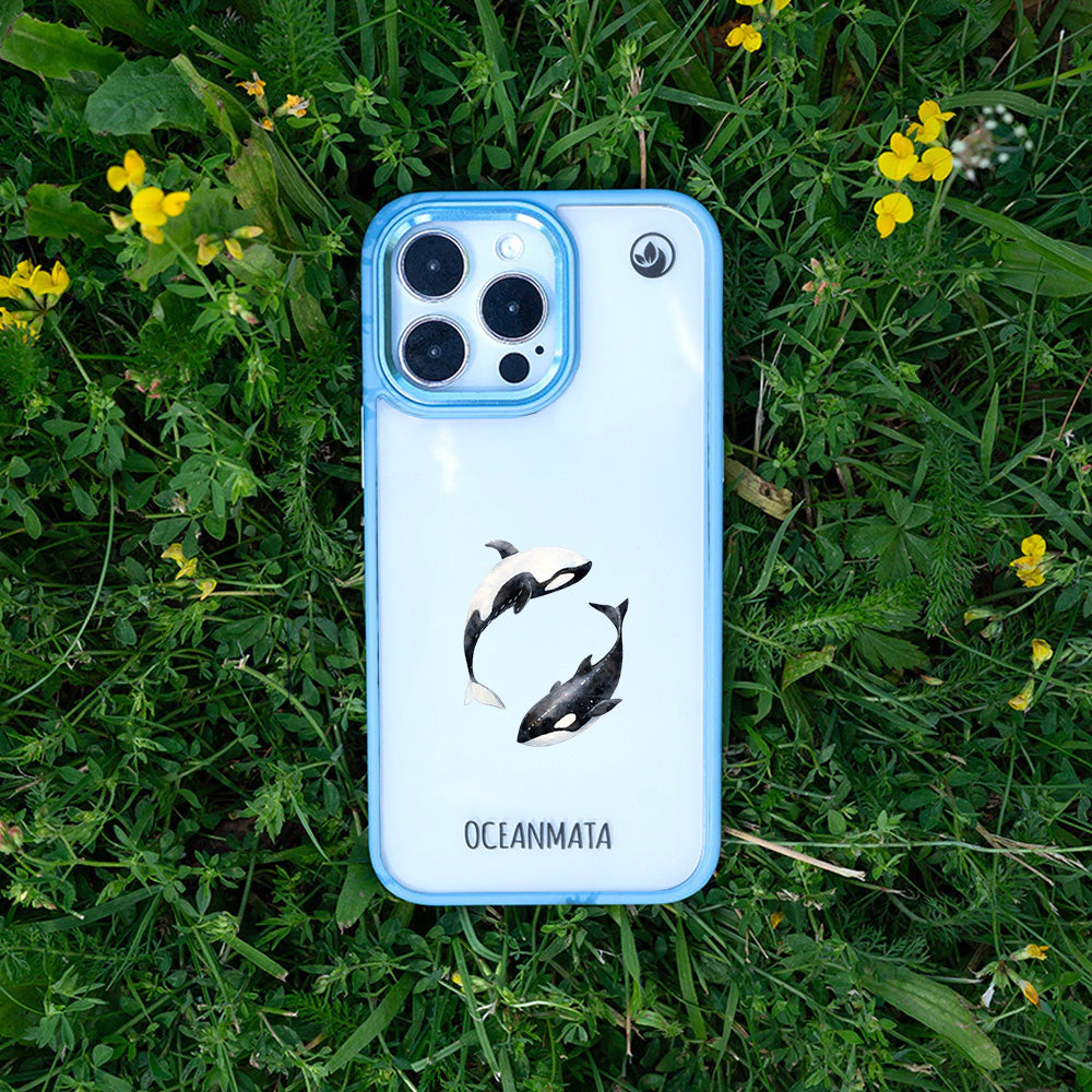 iPhone 13 Hülle - Orca blau - "OrcaFlow" - nachhaltig