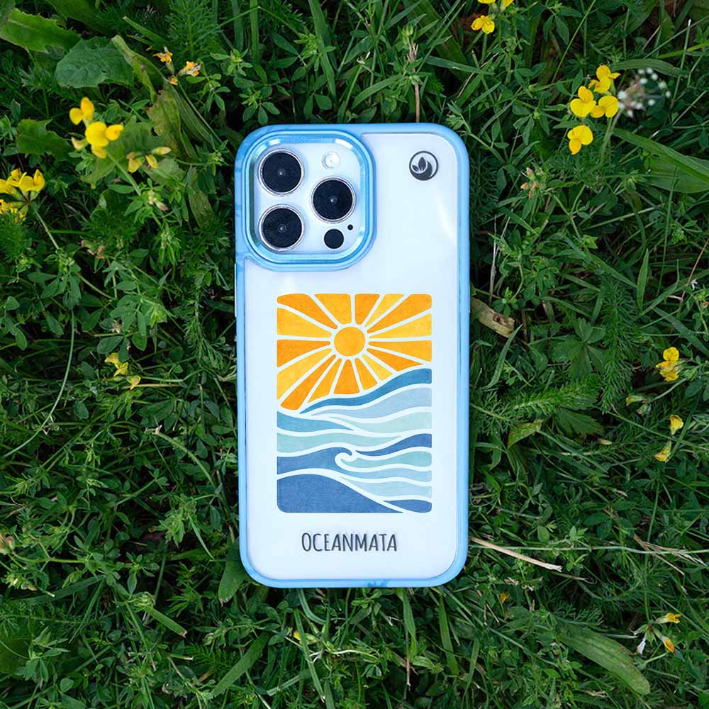 iPhone 16 Hülle - Meer blau - "Sun&Sea" - nachhaltig