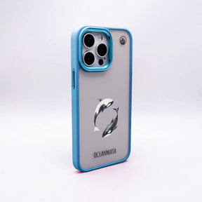 iPhone 15 pro max Hülle - Orca blau - "OrcaFlow" - nachhaltig