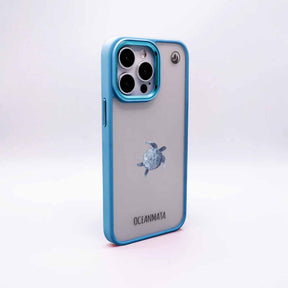 iPhone 17 Hülle - Turtle blau - "Shellie" - nachhaltig