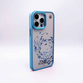 iPhone 17 pro max Hülle - Schwarm blau - "Swarmin" - nachhaltig