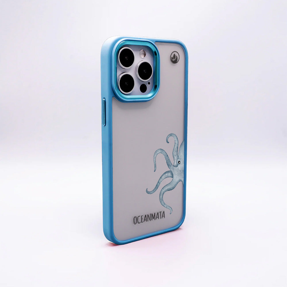 Samsung S24+ Hülle - Oktopus blau - "TentacleTheory" - nachhaltig