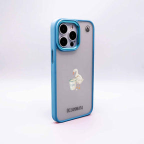 iPhone 17 Air Hülle - Quark Ente blau - "TheQuak" - nachhaltig