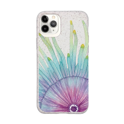 iPhone 11 pro Hülle - weiß - "jellybutton" - nachhaltig