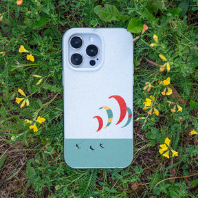 Biologisch abbaubare Handyhülle iPhone 13 pro max Kitesurf — kompostierbar — Bonus