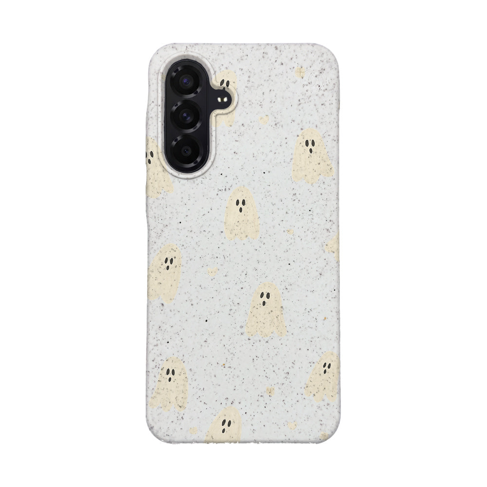 Samsung A56 Hülle - Geist weiß - "LittleGhost" - nachhaltig