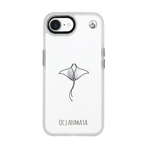 iPhone 16e/17e Case - Manta Ray - sustainable
