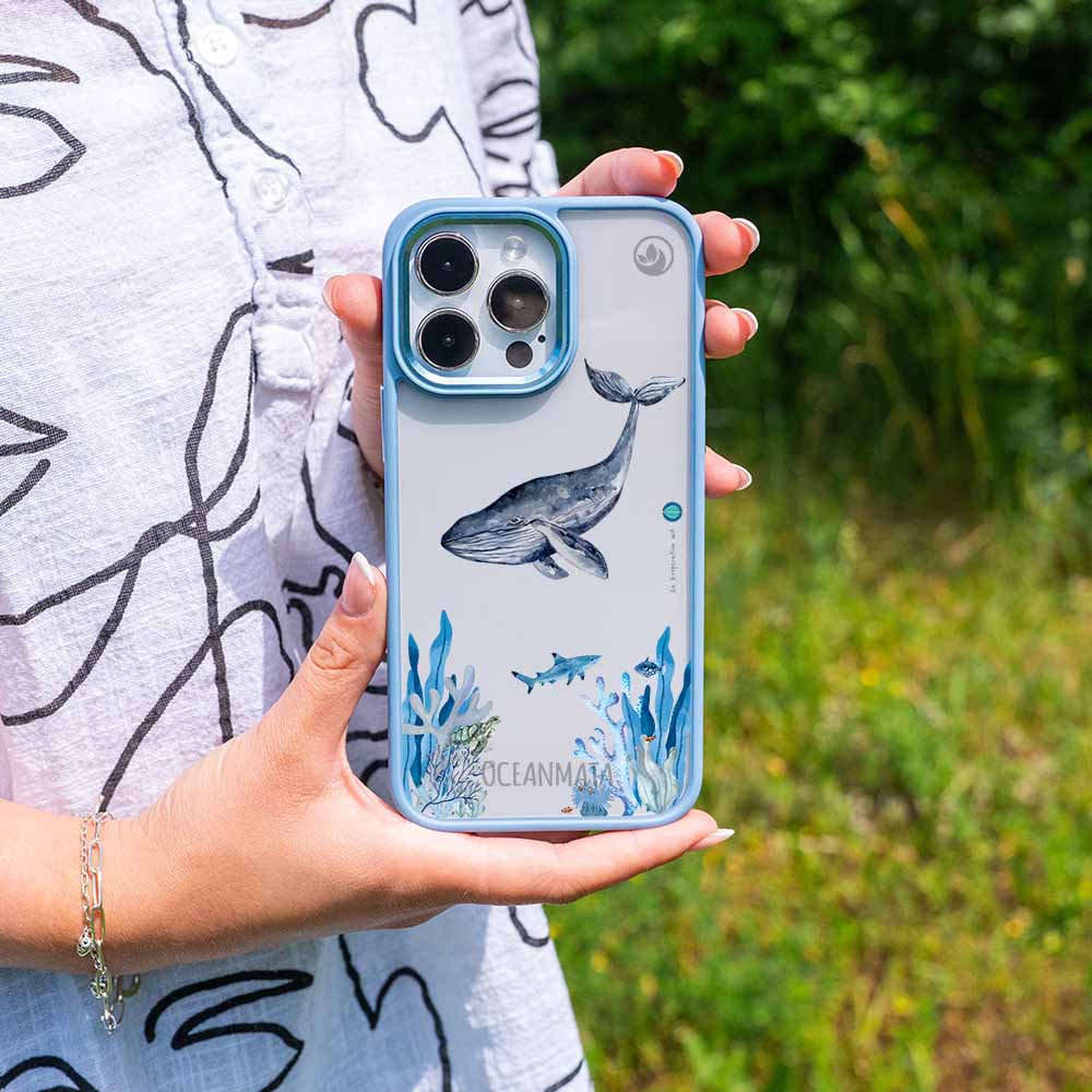 iPhone 14 pro Hülle - Meer blau - "Ocean" - nachhaltig