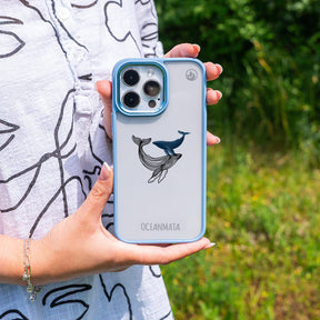iPhone 17 pro Hülle - Wal blau - "BlueWhale" - nachhaltig