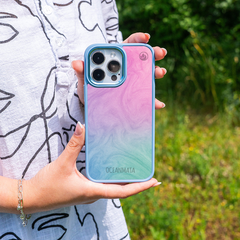 iPhone 13 pro max Hülle - "Colored Marble" - nachhaltig