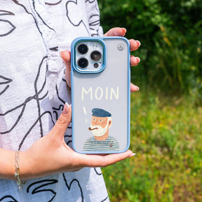 iPhone 13 Hülle - Moin blau - "Ostfriese" - nachhaltig