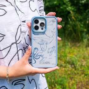 iPhone 16 pro Hülle - Wal blau - "WhaleLife" nachhaltig – Ansicht 3