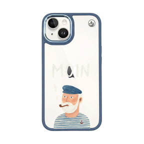 iPhone 14 Case - "Moin blau" - "East Frisian" - sustainable