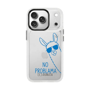 Nachhaltige Handyhülle iPhone 18 Pro / 17 Pro Noproblama aus Ocean Plastic — Vorderseite