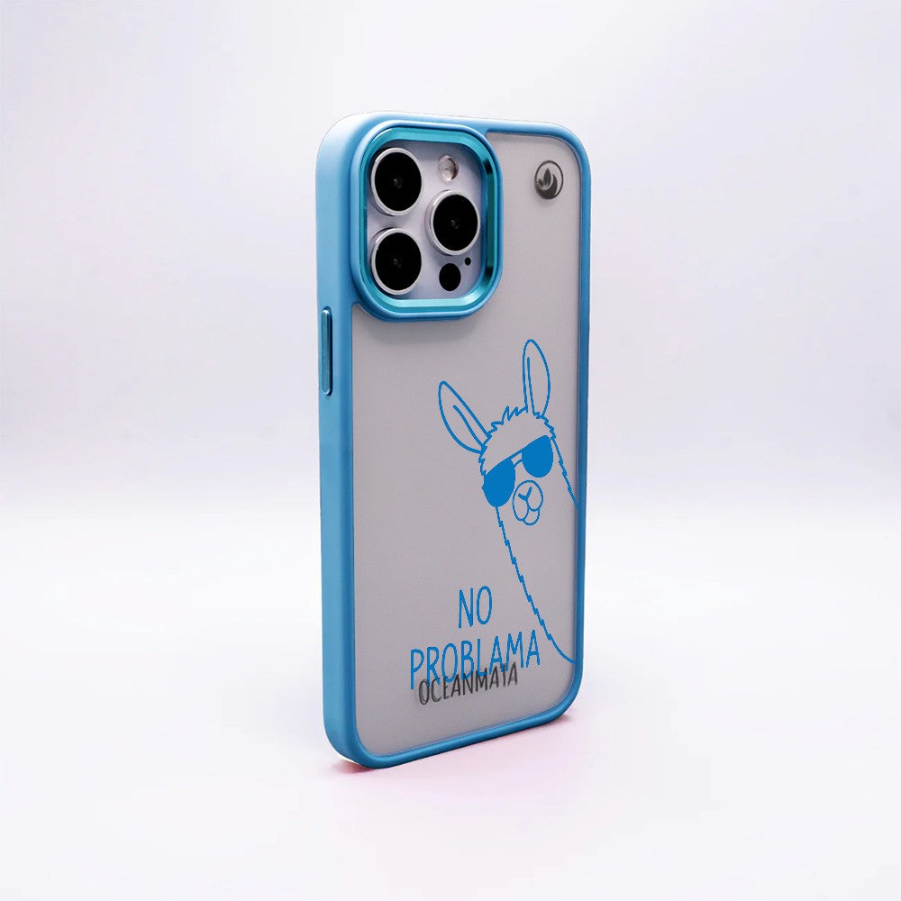 Nachhaltige Handyhülle iPhone 18 Pro Max / 17 Pro Max Noproblama aus Ocean Plastic — Rückseite