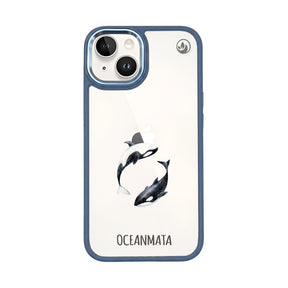 iPhone 14 Case - Orca Blue - "OrcaFlow" - sustainable