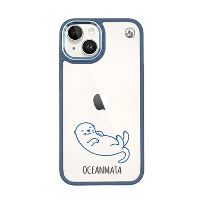 iPhone 14 Hülle - Otter blau - "Otter" - nachhaltig