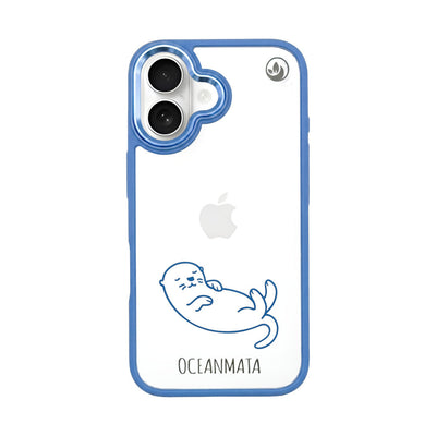 iPhone 16 Hülle - Otter blau - "Otter" - nachhaltig