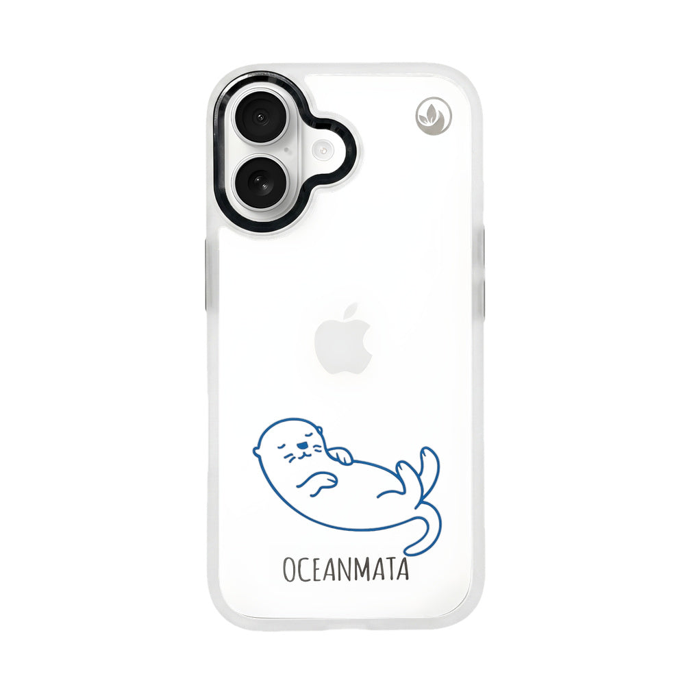 Nachhaltige Handyhülle iPhone 17 Otter aus Ocean Plastic — Vorderseite