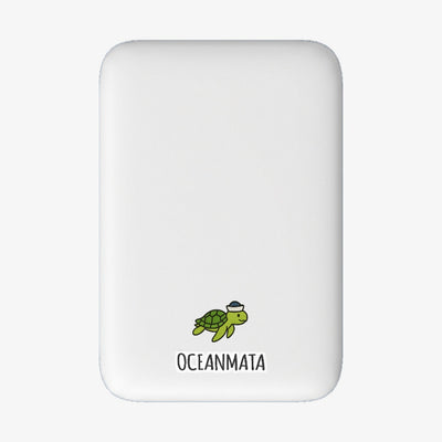 Powerbank MagSafe - "Captain Turtle" - nachhaltig