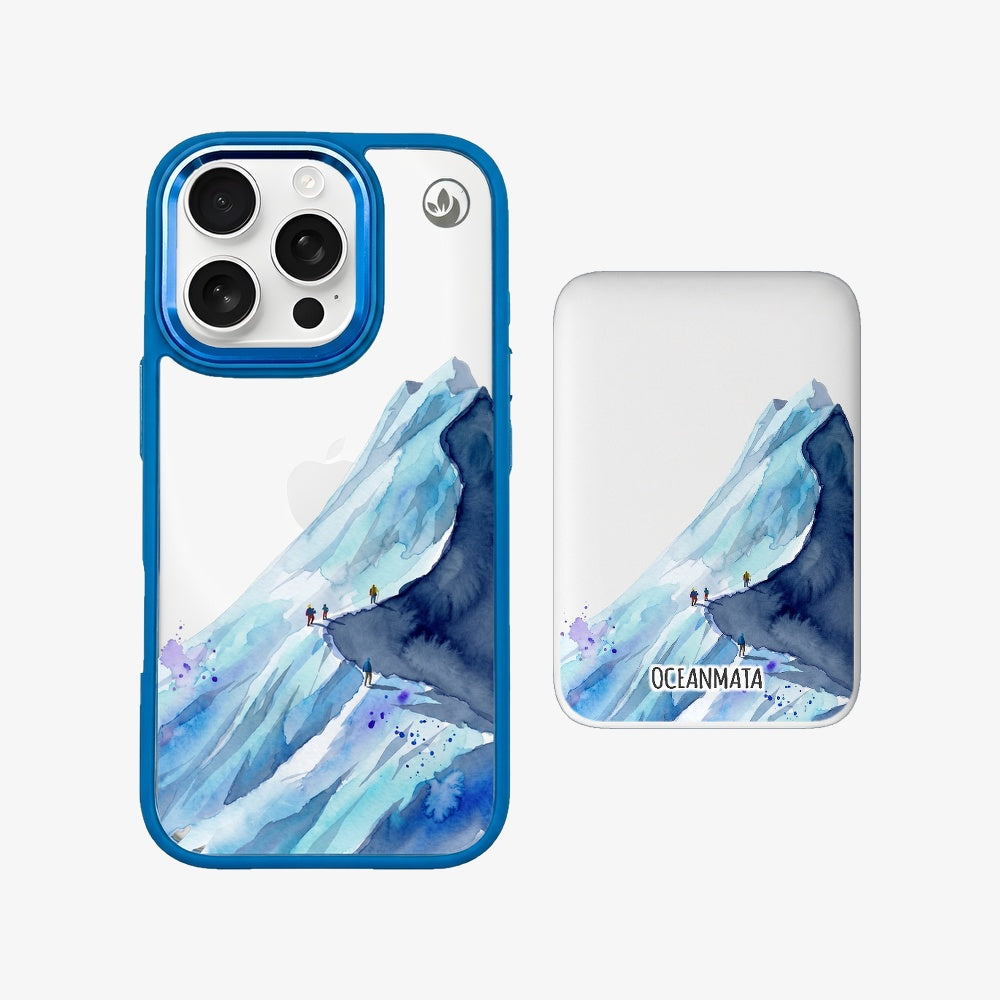Powerbank MagSafe - "mountainblue" - nachhaltig