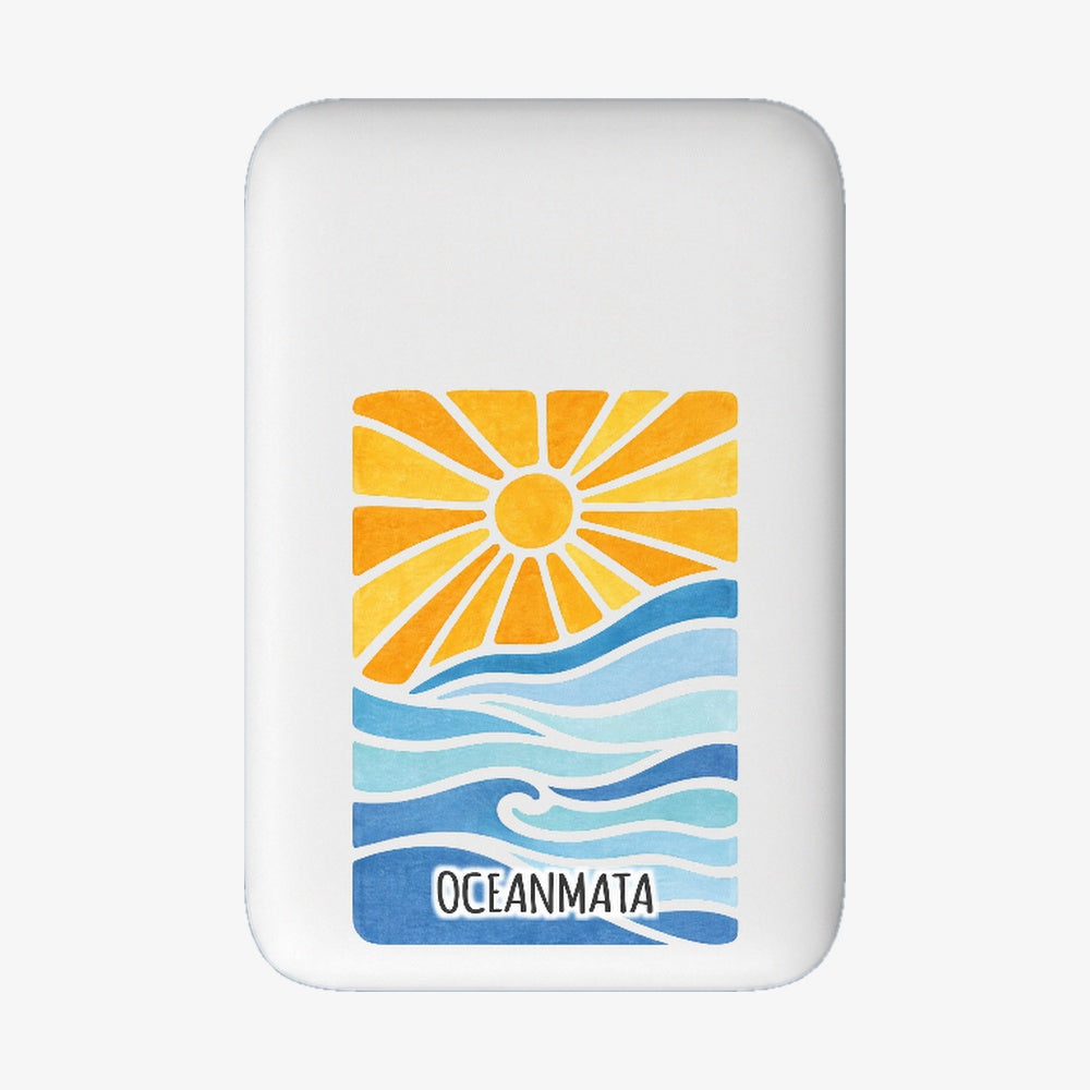 Powerbank MagSafe - "Sun&Sea" - nachhaltig