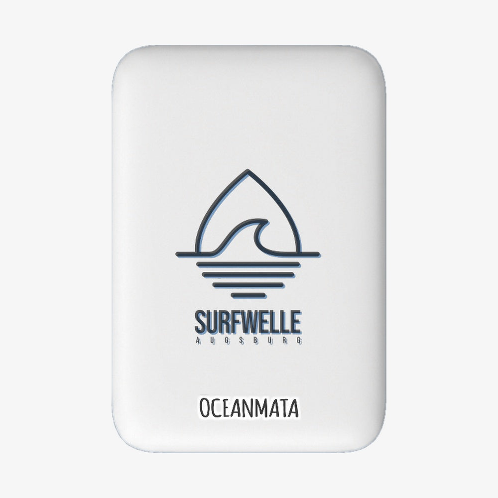Powerbank MagSafe - "Surfwelle Augsburg" - nachhaltig