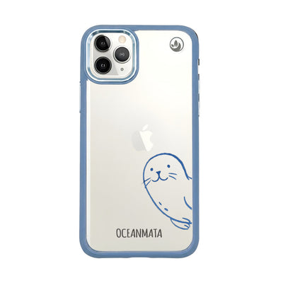 iPhone 11 pro case - seal blue - "Robby" - sustainable