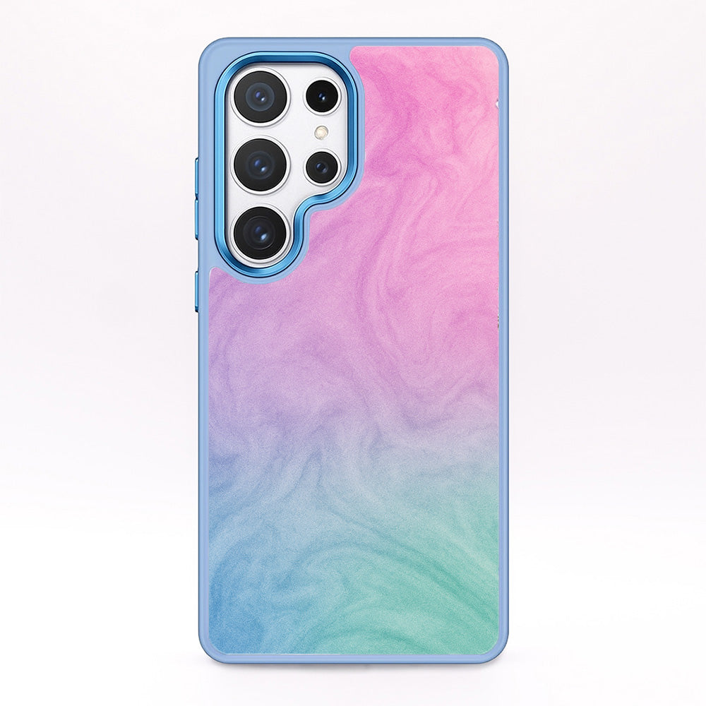 Samsung S24 Ultra Hülle - "Colored Marble" - nachhaltig