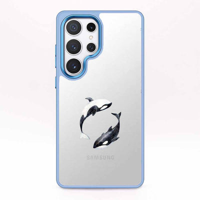 Samsung S24 Case - Orca Blue - "OrcaFlow" - sustainable