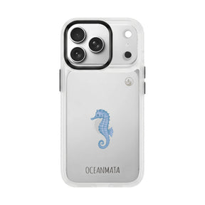 iPhone 17 Pro Case - Seahorse White - "SeahorseTale" - sustainable